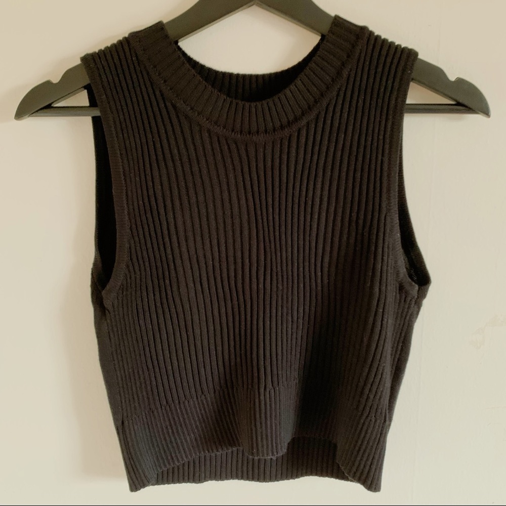Stitches Knit Crop Top
